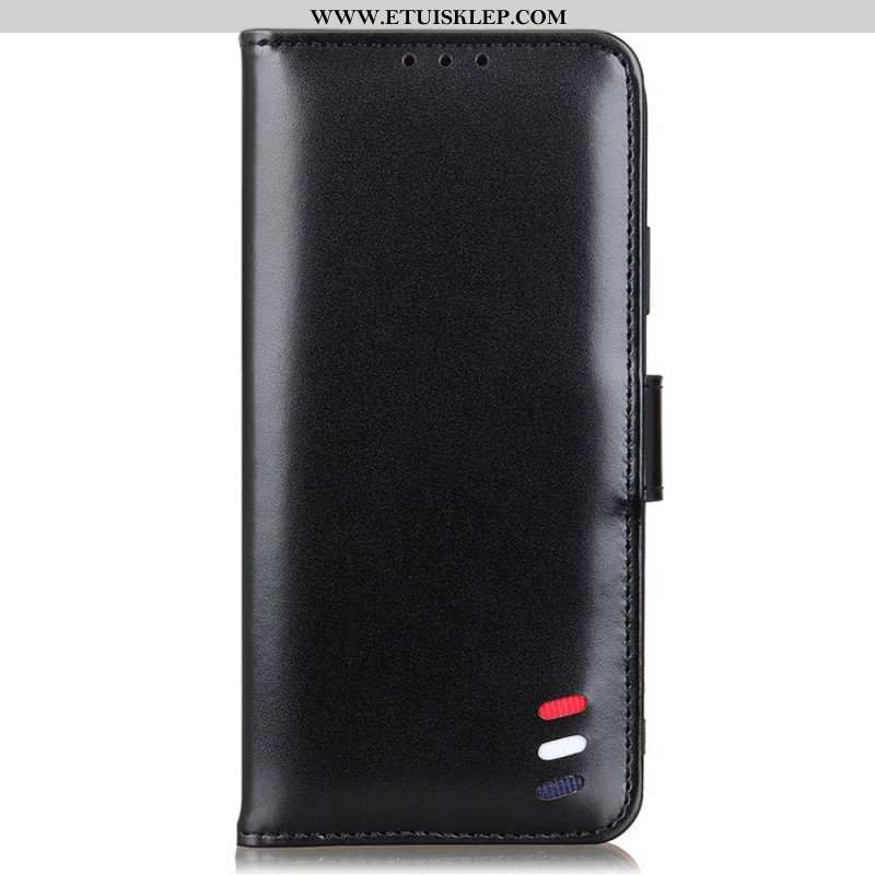 Etui Folio do Sony Xperia Pro-I Trójkolorowy Efekt Skóry